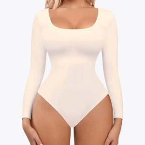 RunwayShape EverydayControl Hosszú Ujjú Alakformáló Bodysuit Tanga